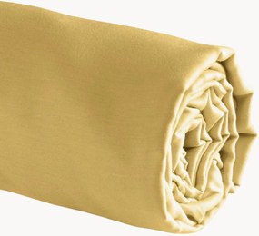 Katoenensatijnen hoeslaken Uni voor boxspring