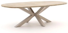 Tuin eettafel ROUGH | Ovaal  | Tuintafel Teakhout | 280x130cm | 8 personen | Kees Smit Tuinmeubelen