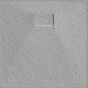 Mexen Hugo vierkante douchebak SMC 90 x 90 cm, grijs - 42619090