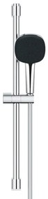 GROHE Vitalio Comfort QuickFix Glijstangset - 60cm - met handdouche - 3 straalsoorten - 8.0l/min - met slang - 175cm - chroom 26096001