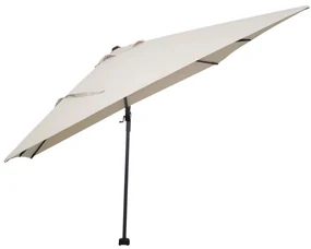Garden Impressions Hawaii zweefparasol 300x300 cm - frame carbon black - doek ecru