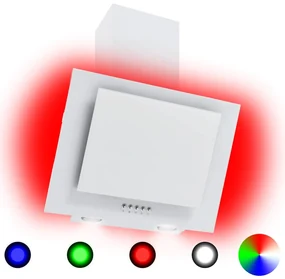 vidaXL Afzuigkap RGB-LED 60 cm roestvrij staal en gehard glas