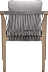 Garden Impressions Alora lounge dining stoel - grey sand