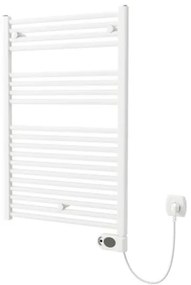 Plieger Elba Electrical elektrische designradiator - 942X600mm - met thermostaat - 500w - wit 1470431