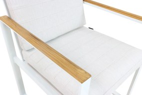 Tuinstoel Aluminium Wit Lifestyle Garden Furniture Faro