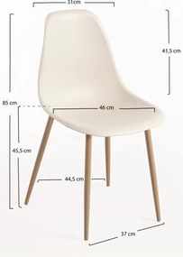 Set 4 Mykle Stoelen