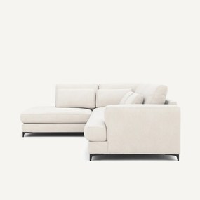 Hoekslaapbank links fluweel chenille, Marsile