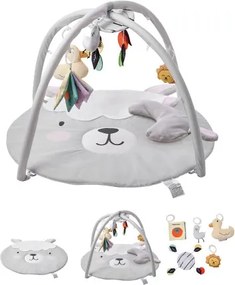 VEVOR Speelmat 995x830x550 mm, Babyactiviteitenmat met 5 sensorische speeltjes, Lichtgevende muzikale eendenspeeltje voor pasgeborenen van 0-18 maanden
