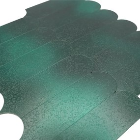 Zelfklevende Mozaïektegels Metaal | Arch Donkergroen | 28,8×29,8 cm | Keuken, Bad &amp; WC