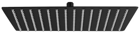 SaniGoods Nevada hoofddouche 40x40cm vierkant mat zwart