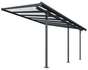 Aluminium carport Sierra Palram - Canopia 3 x 4,35 m grijs