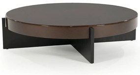 Eleonora Juliet Luxe Salontafel Rond Groot Bruin - 110 X 110cm.