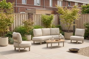 Stoel en Bank Loungeset 5 personen Rope Zand/Beige  Coco Almara