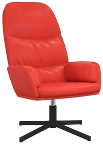 vidaXL Relaxstoel kunstleer rood