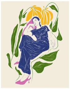 Ilustratie Quiet in the garden, Jenny Liz Rome