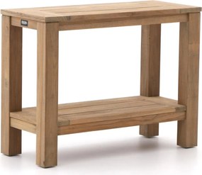 Sidetables (wandtafel) ROUGH | Rechthoekig | Tuintafel Teakhout | 100x42cm | Kees Smit Tuinmeubelen