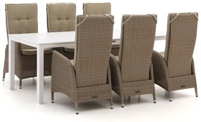 Intenso Fabrizi/Menzano 220cm dining tuinset 7-delig verstelbaar