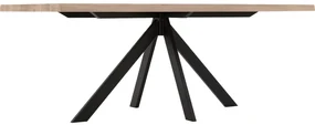 Goossens Eettafel Blade, Boomstamblad 220 x 100 cm 5 cm dik