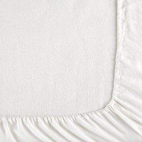 Hoeslaken voor topdekmatras in gewassen linnen, Elina