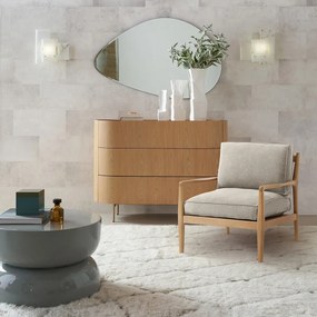 Eiken, fineer en Lina fauteuil, DILMA