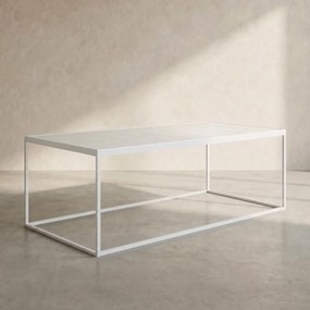 Zuiver Glazed Salontafel Met Keramische Tegels Wit - 93 X 43cm.