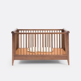 Evolutief vintage babybed in notenhoutbeits, Florette