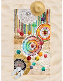 HIP Strandlaken INESSA 100x180 cm meerkleurig