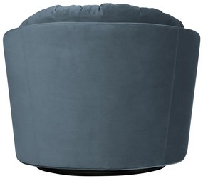 BePureHome Carousel Draaibare Fauteuil Fluweel Blauw