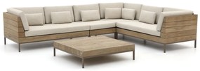 Apple Bee Long Island hoek loungeset 5-delig