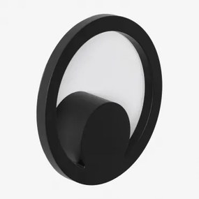 Led-wandlamp Voor Buiten Van Aluminium Quiven Zwart - Sklum