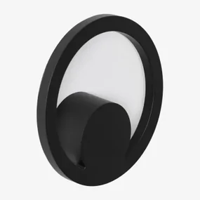 Led-wandlamp Voor Buiten Van Aluminium Quiven Zwart - Sklum
