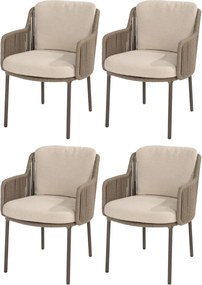 Bernini dining tuinstoel terre 4 Seasons Outdoor set van 4