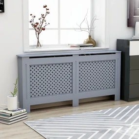 vidaXL Radiatorombouw 172x19x81 cm MDF antraciet