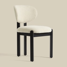 Eetkamerstoel Zwart Houten Poten