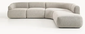 Modulaire bouclé hoekbank Sofia (4-zits)