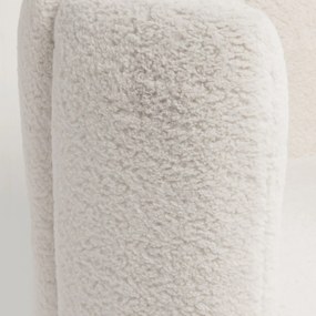 Kare Design Silhouette Fur Ronde Teddy Fauteuil Wit