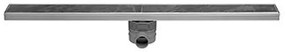 Easy Drain Tegeldrain tegelgoot met zijuitloop 50mm 9.8X170CM met 30/35/50cm waterslot EDT1700
