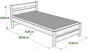 Peuter Wit  Eenpersoonsbed met onderschuifbed - Simba voor peuter junior tieners 5056231782913 Children's Beds Home, 200x90, 12 cm schuimmatras met ho