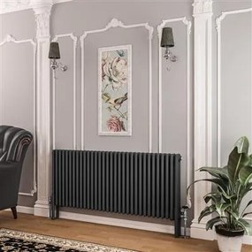 Eastbrook Imperia 3 koloms radiator 145x60cm 3024W antraciet