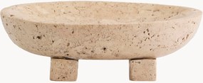 Decoratieve schaal Arica van travertijn