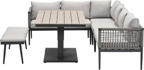 Garden Impressions Burela - Brugge lounge dining set 6-delig links - taupe