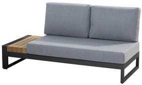 Taste by 4 Seasons Matisse loungebank antraciet Loungeset   houtkleur weerbestendig