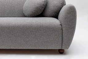 Hoekbank Eddy links bouclé | Atelier Del Sofa