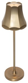 Buitenlamp met dimmer LED Retro tafellamp met dimmer goud oplaadbaar IP44 - Granny Retro IP44 Buitenverlichting Lamp