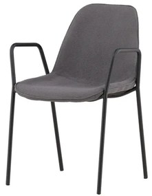 Jörn Eetkamerstoel - Robert  - Donkergrijs - Bouclé - Jörn