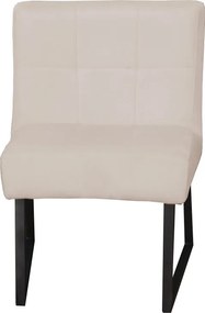 Eetkamerstoel - Amsterdam - geschikt voor ronde tafel - stof Element zand 17