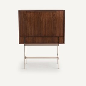 Bureau secretaire notenhout, satijnnikkel, Killem