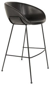 Zuiver Feston Hoge Design Barkruk PU-leer Zwart