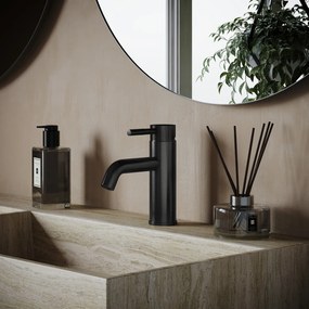Saniclear Plus Stripes wastafelkraan verouderd ijzer - gunmetal