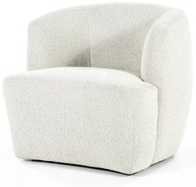 Eleonora Charlotte Ronde Fauteuil Beige Boucle